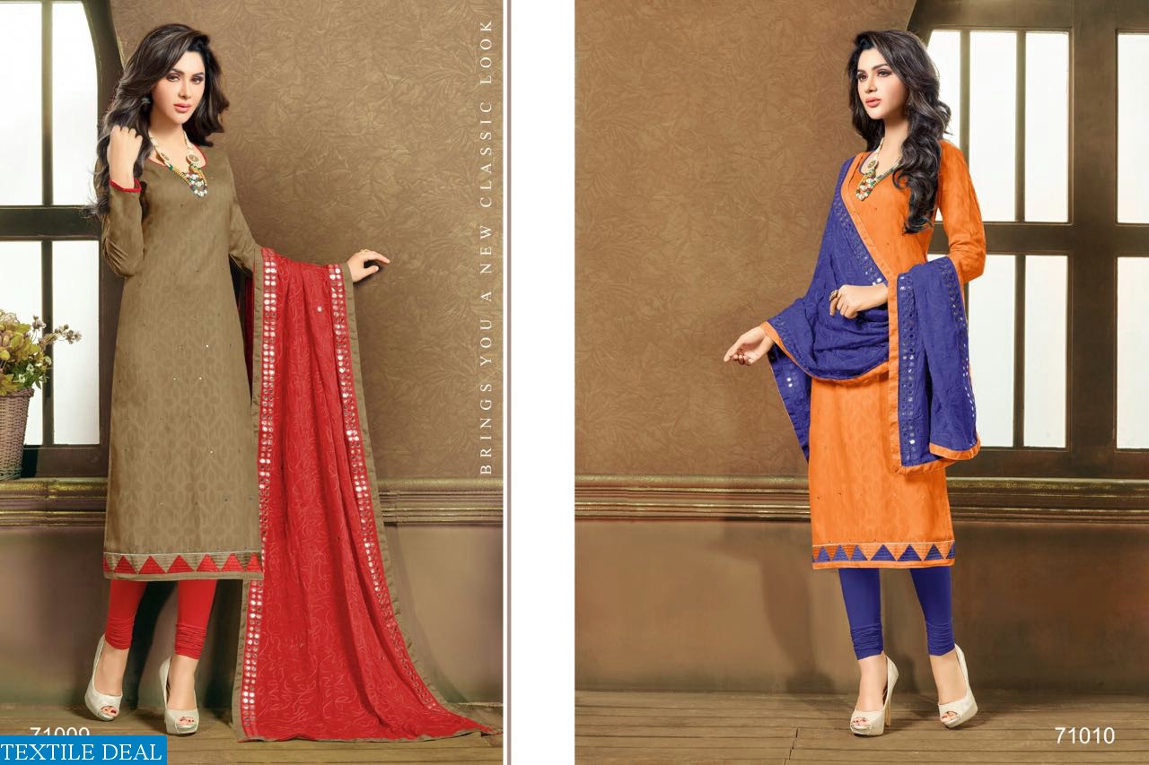 brezzer vol1 Wholesale pure cotton indian ladies Suits textiledeal.in